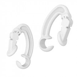Ear Clip Ear Hooks Loop Anti-Lost Earphone Holder for AirPods1 / 2 / Pro (White)